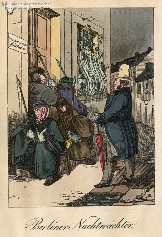 Night Watchmen in Berlin (c. 1840)